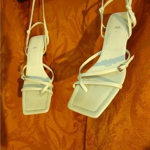 Zara Mint Kitten Heels